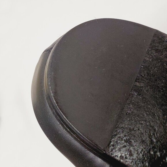 GUCCI SHOES BALLERINA FLATS BLACK LEATHER w HARDWARE sz 37.5 / 7.5 US - Picture 15 of 15